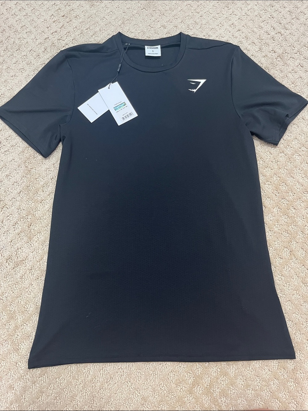 Gymshark Men’s Black Short Sleeve Performance Tee
